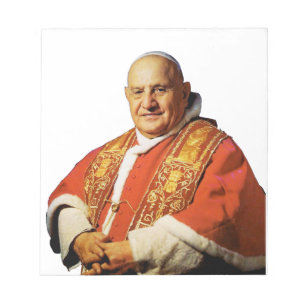 Saint Pope John XXIII head of the Catholic Church Notepad