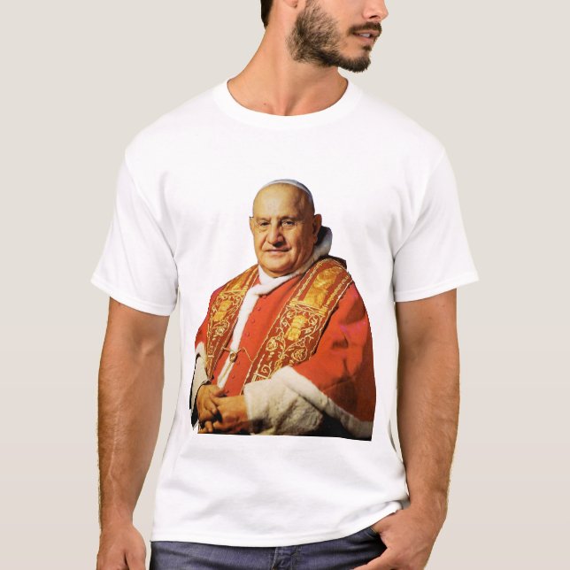 Saint Pope John XXIII head of the Catholic Church T-Shirt (Front)