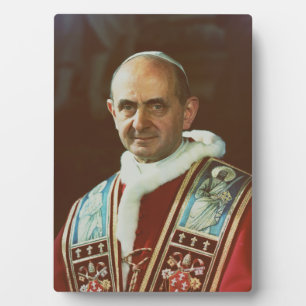 Saint Pope Paul VI Bishop of Rome Plaque
