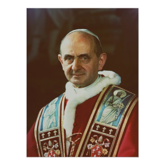 Saint Pope Paul VI Bishop of Rome Poster (Front)