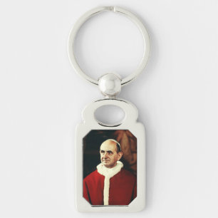 Saint Pope Paul VI head of the Catholic Church Key Ring