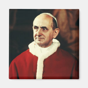 Saint Pope Paul VI head of the Catholic Church Magnet