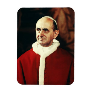 Saint Pope Paul VI head of the Catholic Church  Magnet