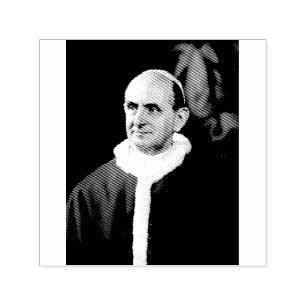 Saint Pope Paul VI head of the Catholic Church Self-inking Stamp