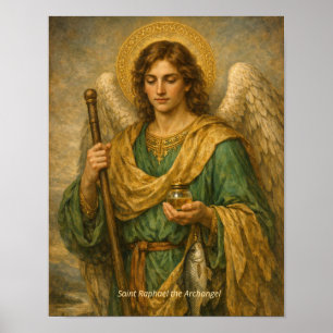 Saint Raphael the Archangel Art Print