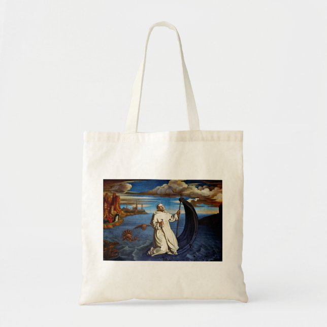 Saint Raymond of Penyafort Premium Baroque Style Tote Bag (Front)