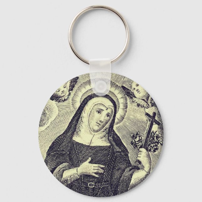 Saint Rita of Cascia Key Ring (Front)