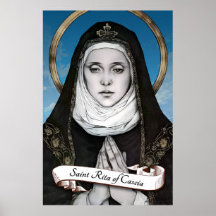 Saint Rita of Cascia Poster