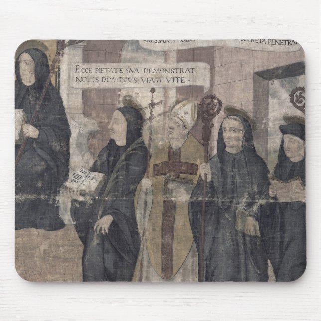 Saint Robert and various Benedictine Mouse Pad (Front)