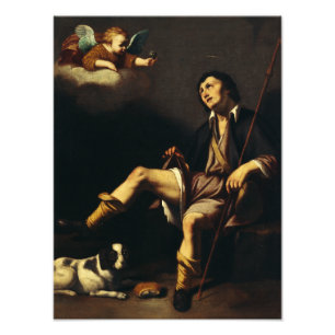 Saint Roch and the Angel by Guy François Photo Print