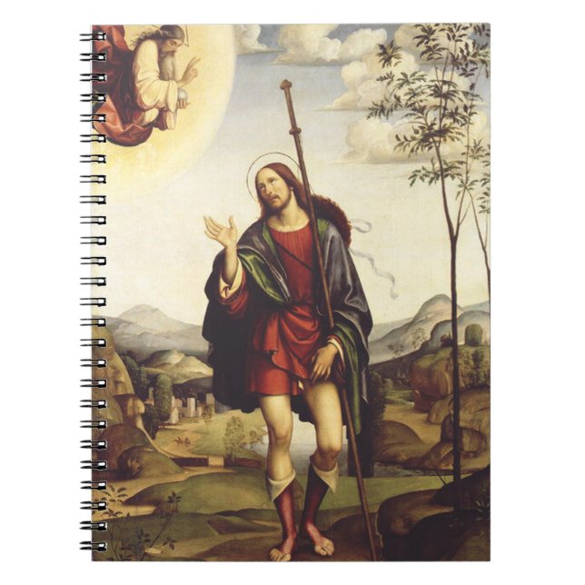 Saint Roch by Francesco Francia  Notebook (Front)