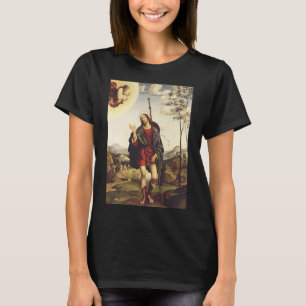 Saint Roch by Francesco Francia T-Shirt