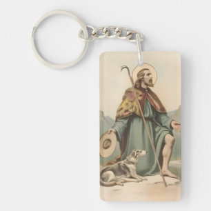 Saint Roch Keychain