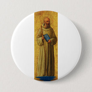 Saint Romuald the founder of the Camaldolese 7.5 Cm Round Badge
