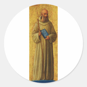 Saint Romuald the founder of the Camaldolese Classic Round Sticker