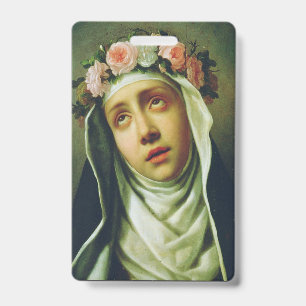 Saint Rose of Lima by Francesco de Mura ID Badge