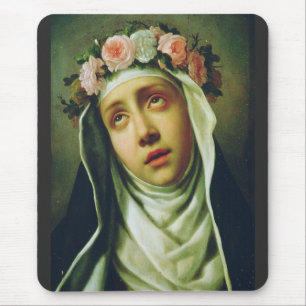 Saint Rose of Lima by Francesco de Mura Mouse Pad