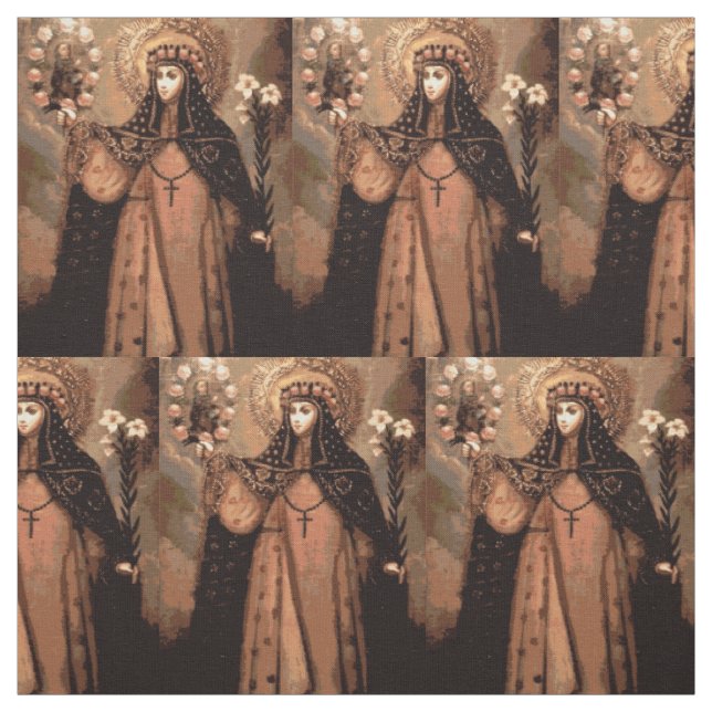 saint rose of lima fabric (Swatch)