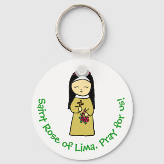 Saint Rose of Lima Keychain