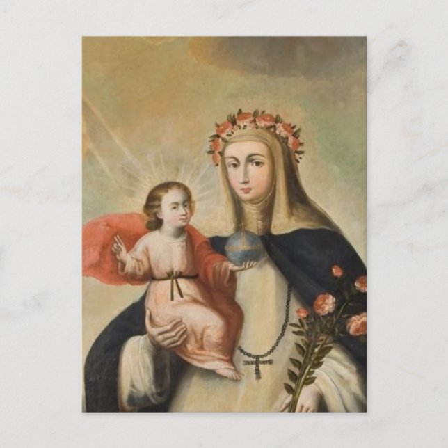 SAINT ROSE OF LIMA POSTCARD (Front)