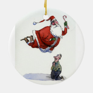 Saint Santa ornament by Richard Thompson