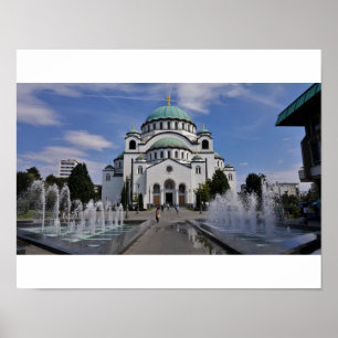 Saint Sava Church Poster