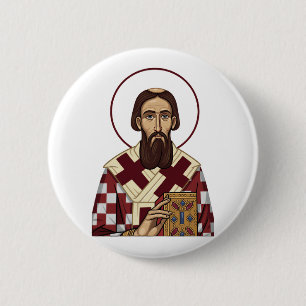 Saint Sava East Europian Church Orthodox 6 Cm Round Badge