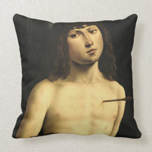 Saint Sebastian, c.1490s (tempera on panel) Cushion