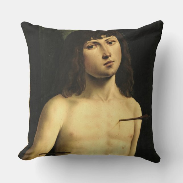 Saint Sebastian, c.1490s (tempera on panel) Cushion (Front)