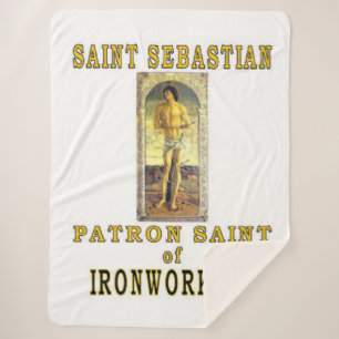 SAINT SEBASTIAN SHERPA BLANKET