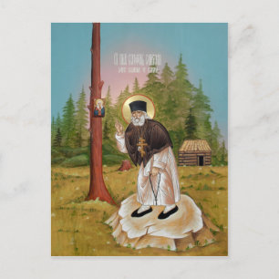 Saint Seraphim of Sarov Prayer Card