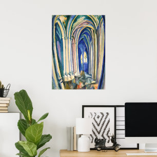 Saint-Séverin Robert Delaunay Poster