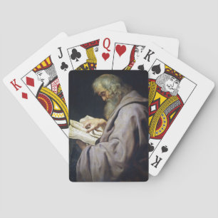 Saint Simon Peter Paul Rubens oil portrait Playing Cards