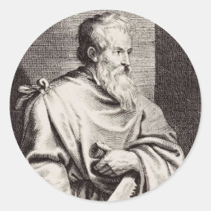 Saint Simon the Zealot Apostle of Jesus Classic Round Sticker