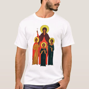 Saint Sophia and Her Daughters The Eternal Virtues T-Shirt