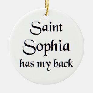 saint sophia coffee mug ceramic ornament