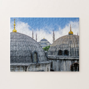 Saint Sophie Cathedral and Blue Mosque - Istanbul Jigsaw Puzzle
