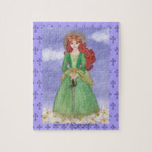 Saint St. Dymphna Jigsaw Puzzle Gift