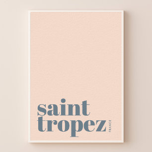Saint St. Tropez France modern city Poster