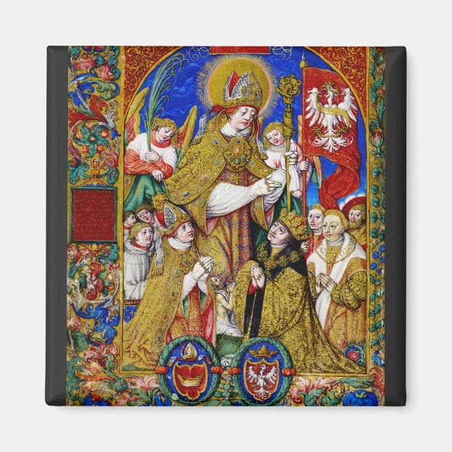 Saint Stanislaus Bishop and Martyr Magnet (Front)
