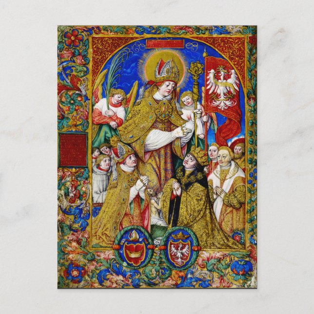 Saint Stanislaus Bishop and Martyr Postcard (Front)