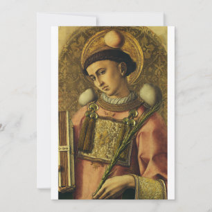 Saint Stephen Apostle of the Seventy Protomartyr Thank You Card