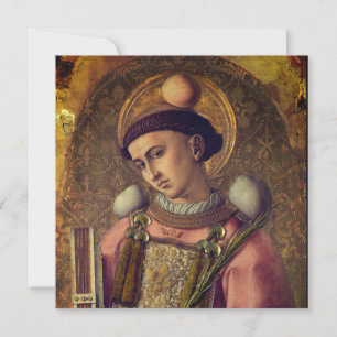 Saint Stephen (by Carlo Crivelli, 1476)