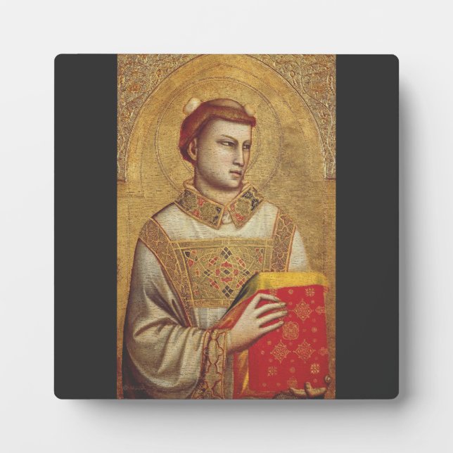 Saint Stephen by Giotto Fine Art Reproduction Plaque (Front)