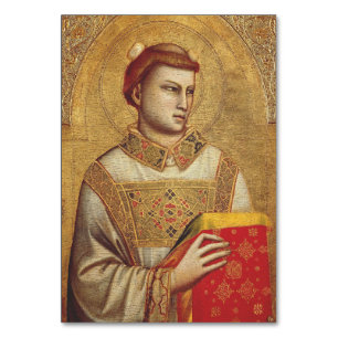 Saint Stephen by Giotto Fine Art Reproduction Table Number