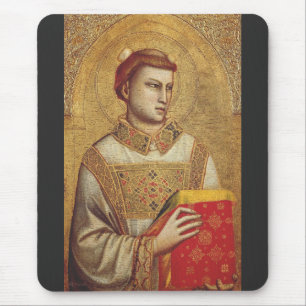 Saint Stephen by Giotto Mouse Pad