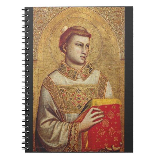 Saint Stephen by Giotto Notebook (Front)