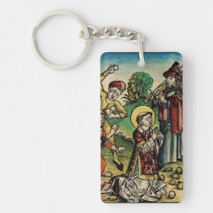 Saint Stephen Protomartyr First Martyr Key Ring