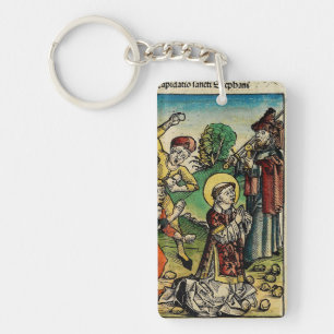 Saint Stephen Protomartyr First Martyr Key Ring