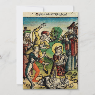 Saint Stephen Protomartyr First Martyr Thank You Card